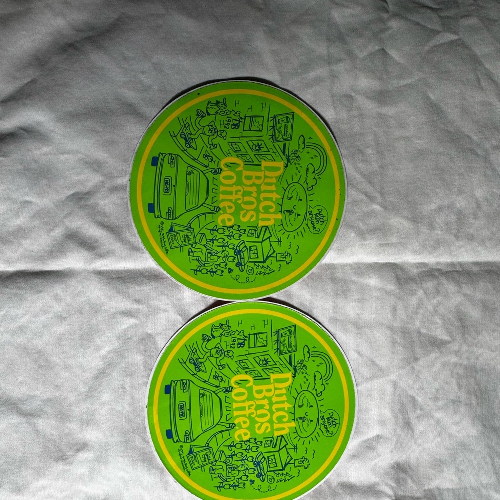 Dutch Bros Green Stickers